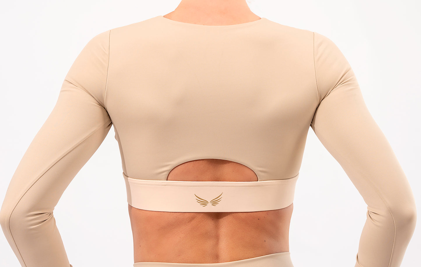 NKD V Zip up long sleeve - Nude