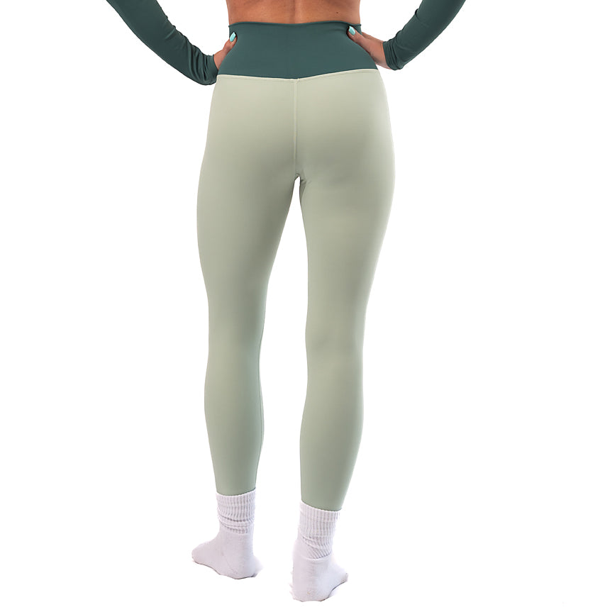 NKD V Leggings -Jade Green