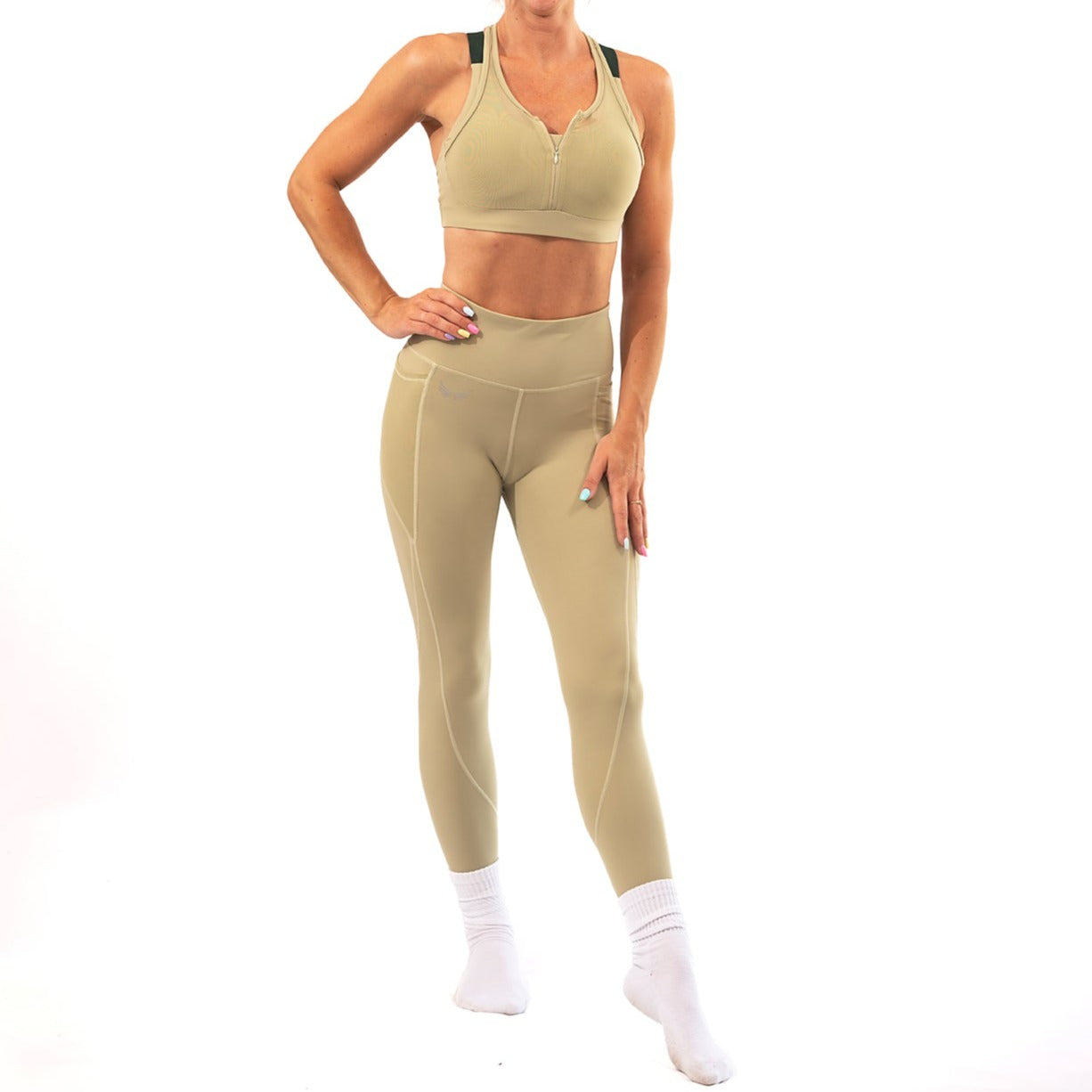 Pocket Leggings- Olive